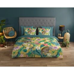 Good Morning Dekbedovertrek "Meet" - Oker - (140x220 Cm) -Leen Bakker Winkel 1000035823 0101