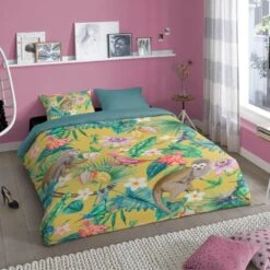 Good Morning Dekbedovertrek "Meet" - Oker - (140x220 Cm) -Leen Bakker Winkel 1000035823 0102