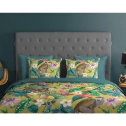 Good Morning Dekbedovertrek "Meet" - Oker - (140x220 Cm) -Leen Bakker Winkel 1000035823 0110