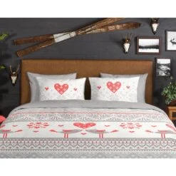 Good Morning Dekbedovertrek "Flow" - Grijs - (140x220 Cm) -Leen Bakker Winkel 1000035859 0110