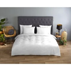 Good Morning Dekbedovertrek "uni White" - Wit - (240x220 Cm) -Leen Bakker Winkel 1000035860 0110