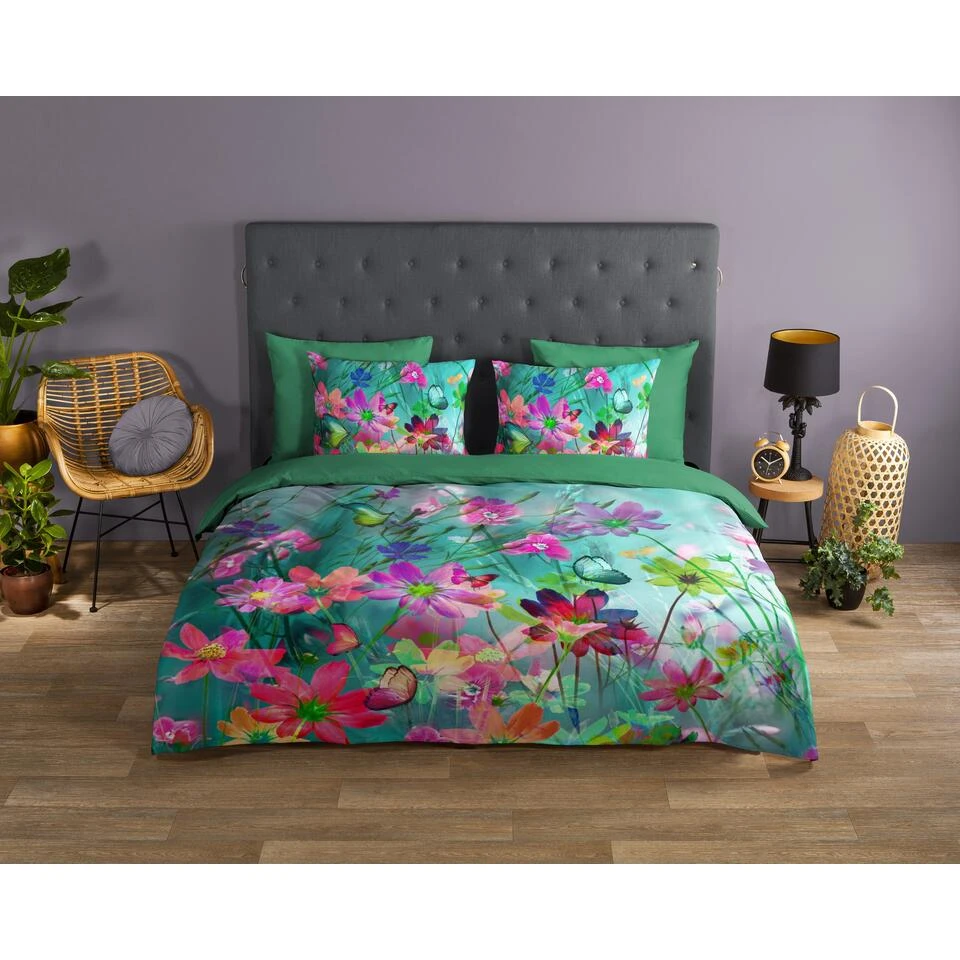 Good Morning Dekbedovertrek "Belle" - Multi - (240x220 Cm) 4 Good Morning Dekbedovertrek "Belle" - Multi - (240x220 Cm) - Afbeelding 2