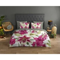 Good Morning Dekbedovertrek "Fleurie" - Multi - (140x220 Cm) -Leen Bakker Winkel 1000035894 0101