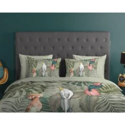 Good Morning Dekbedovertrek "Karel" - Groen - (140x220 Cm) -Leen Bakker Winkel 1000035901 0110