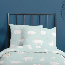 Good Morning Peuter Dekbedovertrek Pigs And Chickens-Ledikant (100 X 135 Cm) -Leen Bakker Winkel 1000035920 0102