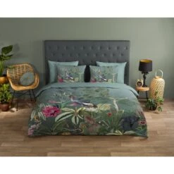 Good Morning Dekbedovertrek "Jill" - Groen - (140x220 Cm) -Leen Bakker Winkel 1000035922 0101