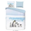 Good Morning Dekbedovertrek "Pinguin" - Wit - (140x220 Cm) -Leen Bakker Winkel 1000035938