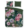 Good Morning Dekbedovertrek "Fleur" - Groen - (140x220 Cm) -Leen Bakker Winkel 1000035975