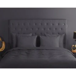 Good Morning Dekbedovertrek "uni Anthracite" - Antraciet - (140x220 Cm) -Leen Bakker Winkel 1000036007 0110