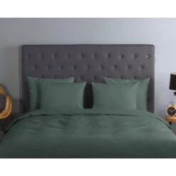 Good Morning Dekbedovertrek "Uni Olive Green" - Groen - (140x220 Cm) 8 Good Morning Dekbedovertrek "Uni Olive Green" - Groen - (140x220 Cm) -Leen Bakker Winkel 1000036024 0110