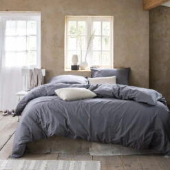 Cinderella Dekbedovertrek Moon - Katoen - 200x200/220 Cm - Anthracite -Leen Bakker Winkel 1000037705 0101