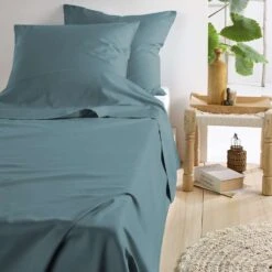 De Witte Lietaer Lakenset Olivia - 280 X 280 Cm - Groen - Satijnkatoen -Leen Bakker Winkel 1000038486 0102