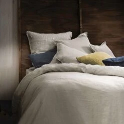 Matt & Rose Set Kussenslopen Naturel - 65 X 65 Cm - 100% Linnen -Leen Bakker Winkel 1000038492 0102