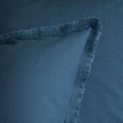 Matt & Rose Set Kussenslopen Blauw - 65 X 65 Cm - Gewassen Katoen -Leen Bakker Winkel 1000038496 0102