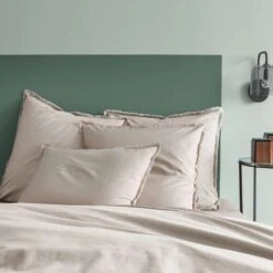 Matt & Rose Set Kussenslopen Beige - 65 X 65 Cm - Gewassen Katoen -Leen Bakker Winkel 1000038501 0103