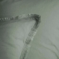 Matt & Rose Set Kussenslopen Groen - 50 X 70 Cm - Gewassen Katoen -Leen Bakker Winkel 1000038502 0101