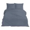 Ten Cate Premium Linnen Dekbedovertrekset - 200x200/220 - Dusty Blue