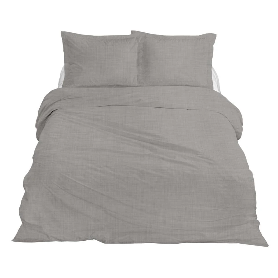 Ten Cate Premium Linnen Dekbedovertrekset - 140x200/220 - Cloudy Grey 3 Ten Cate Premium Linnen Dekbedovertrekset - 140x200/220 - Cloudy Grey