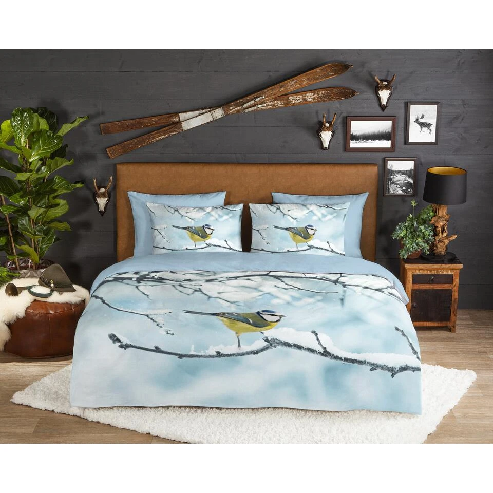 Good Morning Dekbedovertrek "Early" - Blauw - (200x220 Cm) 4 Good Morning Dekbedovertrek "Early" - Blauw - (200x220 Cm) - Afbeelding 2