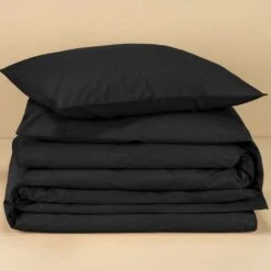 Moodit Dekbedovertrek Basil Black - Eenpersoons - 140 X 220 Cm - Katoen 9 Moodit Dekbedovertrek Basil Black - Eenpersoons - 140 X 220 Cm - Katoen -Leen Bakker Winkel 1000043532 0103