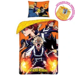 My Hero Academia Dekbedovertrek Heroes Rising - 140 X 200 Cm - Katoen -Leen Bakker Winkel 1000044578 0103