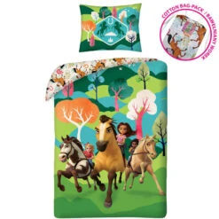 Spirit Dekbedovertrek Fortuna - Eenpersoons - 140 X 200 Cm - Katoen -Leen Bakker Winkel 1000044597 0102