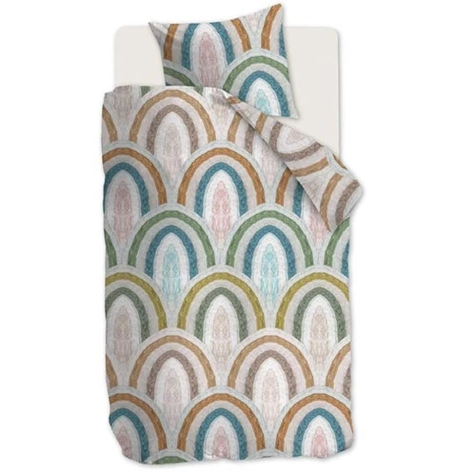Ariadne At Home Dekbedovertrek Rainbow Brights-2-persoons (200 X 200/220 Cm) 4 Ariadne At Home Dekbedovertrek Rainbow Brights-2-persoons (200 X 200/220 Cm) - Afbeelding 2