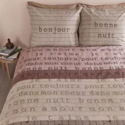 Ariadne At Home Dekbedovertrek Checks Naturel-Lits-jumeaux (240 X 200/220 Cm) -Leen Bakker Winkel 1000045167 0103