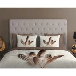 Good Morning Dekbedovertrek "Veer" - Zand - (140x220 Cm) -Leen Bakker Winkel 1000045495 0110