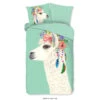Good Morning Dekbedovertrek "Joey" - Mint - (140x220 Cm) -Leen Bakker Winkel 1000045507