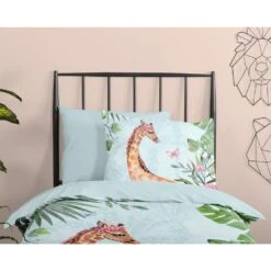 Good Morning Dekbedovertrek "Desiree" - Aqua - (140x220 Cm) -Leen Bakker Winkel 1000045509 0110