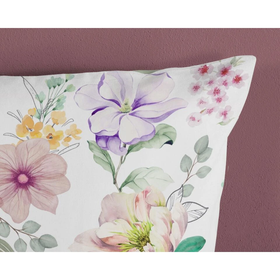 Good Morning Dekbedovertrek "Madelief" - Bordeaux - (240x220 Cm) 6 Good Morning Dekbedovertrek "Madelief" - Bordeaux - (240x220 Cm) - Afbeelding 4