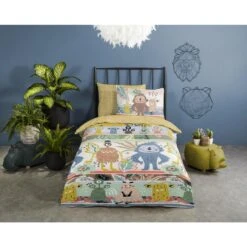 Good Morning Dekbedovertrek "Monsters" - Multi - (140x220 Cm) -Leen Bakker Winkel 1000045522 0101