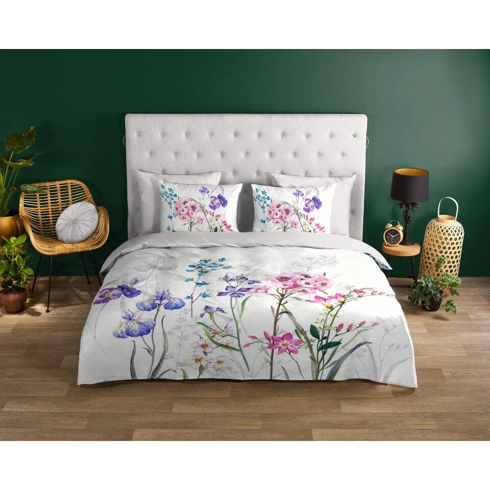 Good Morning Dekbedovertrek "Florence" - Wit - (240x220 Cm) 4 Good Morning Dekbedovertrek "Florence" - Wit - (240x220 Cm) - Afbeelding 2