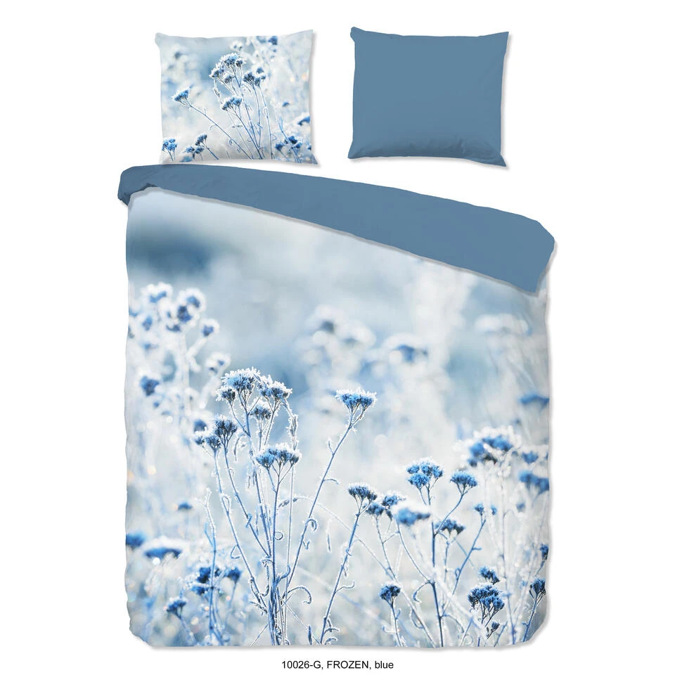 Good Morning Dekbedovertrek "Frozen" - Blauw - (140x220 Cm) 3 Good Morning Dekbedovertrek "Frozen" - Blauw - (140x220 Cm)