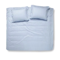 Damai Dekbedovertrek Katoen-satijn - 260x260/220cm - Blauw