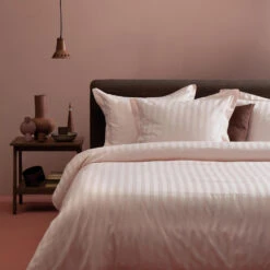 Damai Dekbedovertrek Katoen-satijn - 200x200/220cm - Roze -Leen Bakker Winkel 1000051421 0103