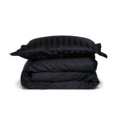 Damai Dekbedovertrek Katoen-satijn - 240 X 240/220cm - Zwart -Leen Bakker Winkel 1000051871 0101