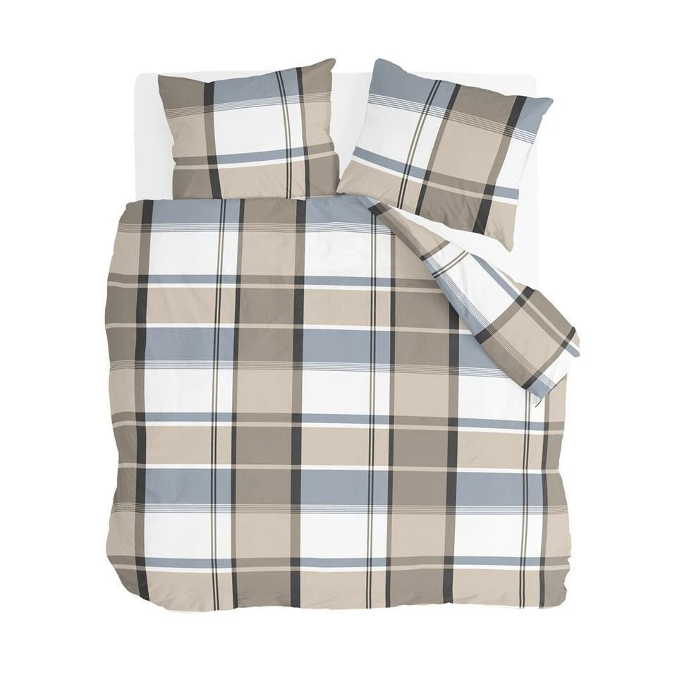 Byrklund - Dekbedovertrek Big Squares - 200x220 Cm - Zand 3 Byrklund - Dekbedovertrek Big Squares - 200x220 Cm - Zand