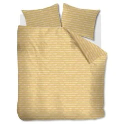 Ariadne At Home Dekbedovertrek Knit Stripes Yellow-Lits-jumeaux (240 X 200/22...