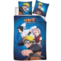 Naruto Dekbedovertrek Kyuubi - Eenpersoons - 140 X 200 Cm - Katoen