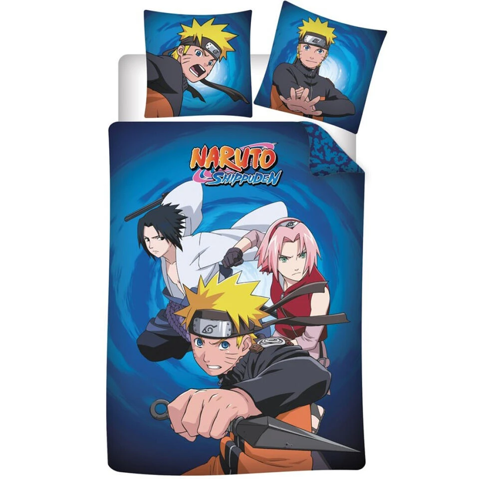 Naruto Dekbedovertrek Kyuubi - Eenpersoons - 140 X 200 Cm - Katoen 3 Naruto Dekbedovertrek Kyuubi - Eenpersoons - 140 X 200 Cm - Katoen