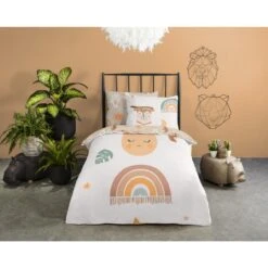 Good Morning Dekbedovertrek "Balance" - Zand - (140x220 Cm) -Leen Bakker Winkel 1000054464 0101