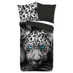 Pure Dekbedovertrek "Blue Eyes" - Antraciet - (200x220 Cm) 8 Pure Dekbedovertrek "Blue Eyes" - Antraciet - (200x220 Cm) -Leen Bakker Winkel 1000054758 0102