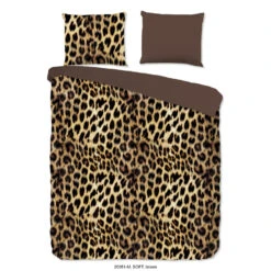 Pure Dekbedovertrek "Soft" - Bruin - (200x220 Cm)