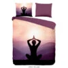 Pure Dekbedovertrek "Yoga" - Paars - (240x220 Cm) -Leen Bakker Winkel 1000054839