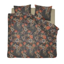 Cinderella Melanie - Dekbedovertrek - Katoen - 200x200/220 Cm - Anthracite -Leen Bakker Winkel 1000055038 0100