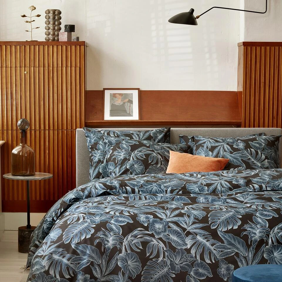 Cinderella Pacova - Dekbedovertrek - Katoen - 240x200/220 Cm - Indigo 4 Cinderella Pacova - Dekbedovertrek - Katoen - 240x200/220 Cm - Indigo - Afbeelding 2