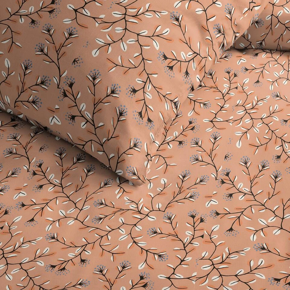 Cinderella Merel - Dekbedovertrek - Katoen - 140x200/220 Cm - Terra Rose 5 Cinderella Merel - Dekbedovertrek - Katoen - 140x200/220 Cm - Terra Rose - Afbeelding 3