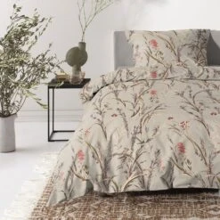 Cinderella Myrtle - Dekbedovertrek - Satijn - 140x200/220 Cm - Sand -Leen Bakker Winkel 1000055085 0103